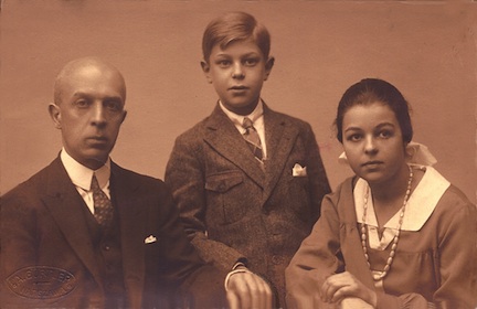 george with zygmunt and rena in 1927